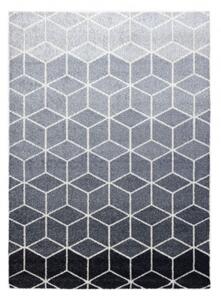 Koberec HEOS 78590 krém / strieborný / antracit CUBE KOCKA