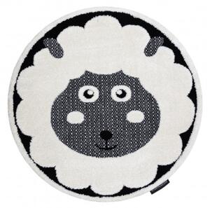 Koberec JOY Sheep krém / čierny