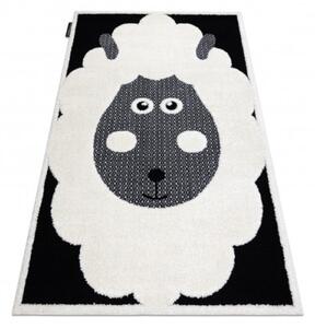 Koberec JOY Sheep krém / čierny
