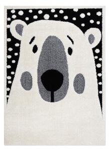 Koberec JOY Teddy krém / čierny