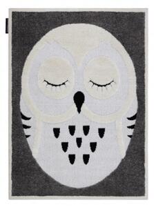 Koberec JOY Owl sivý / krém