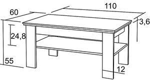 BRADOP konferenčný stôl Leonardo 60 × 110