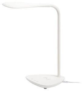 Aluminor Tom Qi stolová LED lampa CCT biela