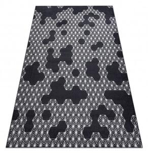 Koberec HEOS 78547 HEKSAGON PUZZLE antracyt / krém