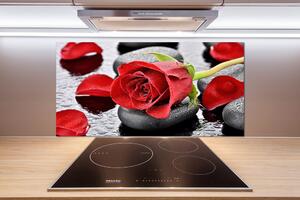 Panel do kuchyne Červená ruža pl-pksh-100x50-f-69893127