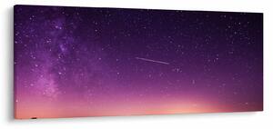 Obraz oblohy s padajúcou hviezdou (120x50 cm)