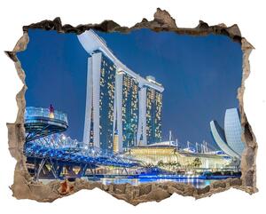 Nálepka fototapeta 3D na zeď Singapur v noci nd-k-63023260