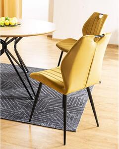 Jedálenska stolička ARCO - žltá