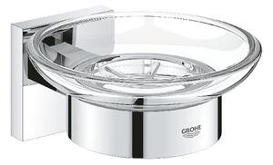 Grohe QuickFix Start Cube - Mydlovnička s držiakom, sklo/chróm 41096000