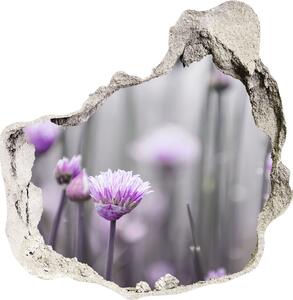Nálepka fototapeta 3D výhľad Kvety pažítka