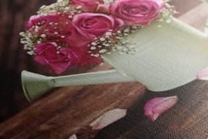 Obraz ruže v krhličke