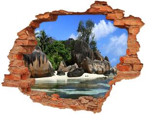 Samolepiaca diera nálepka Seychely panorama nd-c-61342211
