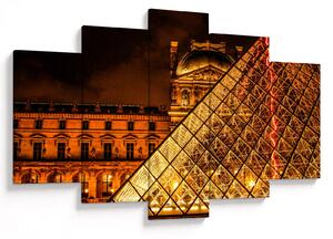 Obraz Louvre v Paríži (150x105 cm)