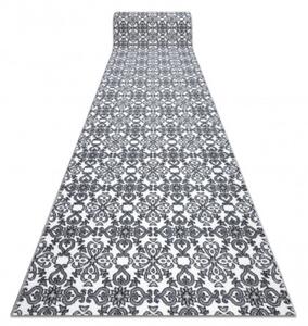 Behúň ARGENT kvety - W4949 biely / sivý