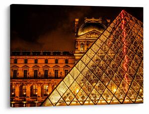 Obraz Louvre v Paríži (70x50 cm)