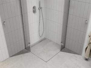 Mexen Roma DUO sprchovací kút 100x100 cm, priehľadný, chróm, 854-100-100-02-00