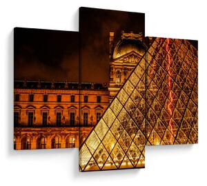 Obraz Louvre v Paríži (90x60 cm)