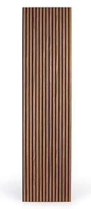 Drevený akustický panel, 2400 x 600 mm, B2BP010, zlatý teak