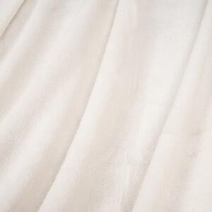 Fleecová deka Coral, krémová, 125 x 150 cm