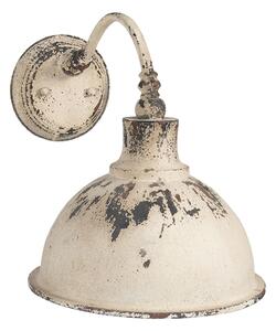 Nástenná vintage biela retro lampa Helene - 43*28*31 cm - Clayre & Eef