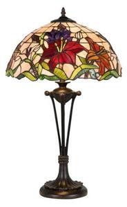 Lampa Tiffany stolová ORCHIDEA 64*Ø40 2*E27