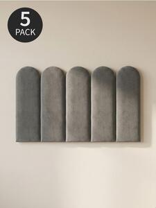 Sinsay - Čalúnené nástenné panely 5 pack - svetlošedá