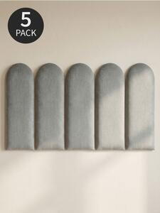 Sinsay - Čalúnené nástenné panely 5 pack - tmavosivá