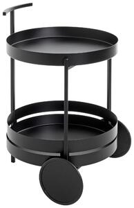 SERVÍROVACÍ VOZÍK, čierna, 42/42/61 cm - Barový nábytok, Online Only