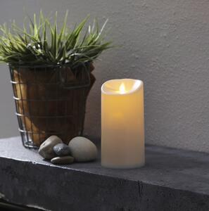 Vonkajšie osvetlenie LED Pillar Candle Flamme 17,5 cm