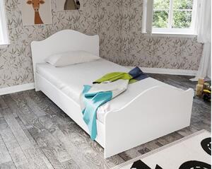 Jednolôžková posteľ 90 cm Bikavi 2 (biela) (s roštom). Vlastná spoľahlivá doprava až k Vám domov. 1094820
