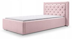 Čalúnená posteľ Valerie 90x200 Farba: Ružová