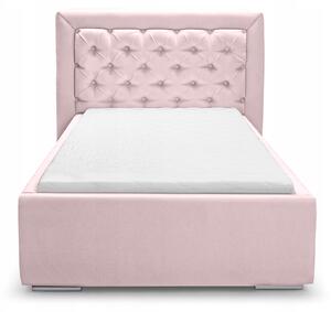Čalúnená posteľ Valerie 90x200 Farba: Ružová