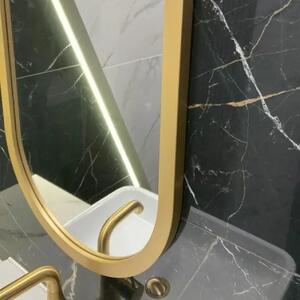 Zrkadlo Zeta Gold 60 x 80 cm