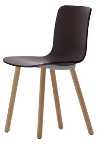Vitra Ex-display stolička HAL Wood, natural oak base/chocolate
