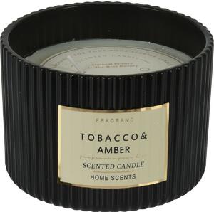 Vonná sviečka v skle Tobacco and Amber, 11,5 x 8 cm, 250 g