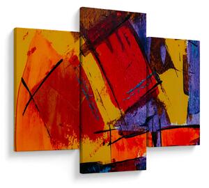 Obraz abstrakcie (90x60 cm)