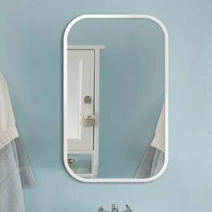 Zrkadlo Mirel biele 70x100 cm