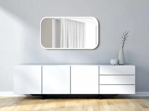 Zrkadlo Mirel biele 70x100 cm