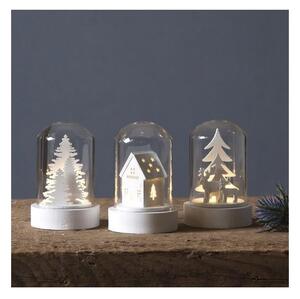 Eglo Eglo 410045 - SADA 3x LED Vianočná dekorácia KUPOL 1xLED/0,06W/1xCR2032 biela EG410045 + záruka 5 rokov zadarmo