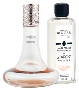 Maison Berger Paris Darčeková sada: katalytická lampa Starck, ružová + Peau de Soie, 500 ml 4741