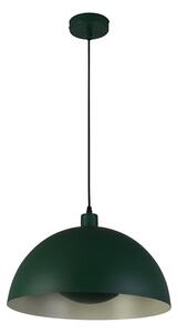 Searchlight 35410GR - Závesné svietidlo MARS na lankách 1xE27/60W/230V priemer 25 cm zelené