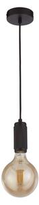 Searchlight 77651BK - Závesný luster SUSPENSION na lanku 1xE27/60W/230V čierny
