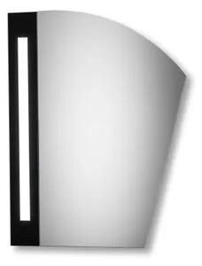 Zrkadlo Liberto LED Black 40 x 40 cm