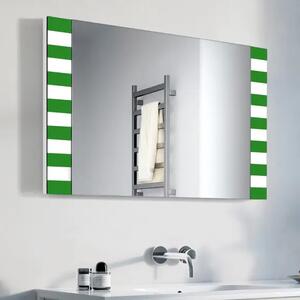 Zrkadlo Zeba LED Green 60 x 60 cm