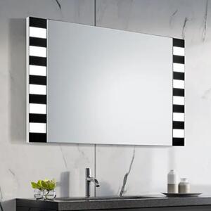 Zrkadlo Zeba LED Black 80 x 60 cm