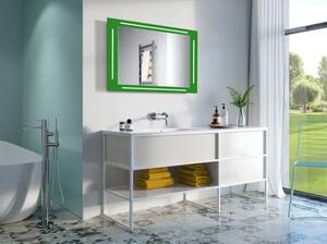 Zrkadlo Zenat LED Green 100 x 63 cm