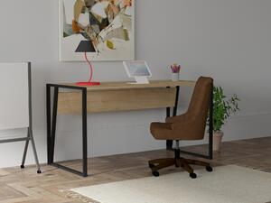 Písací stôl Misobo (dub zafírový + čierna) . Vlastná spoľahlivá doprava až k Vám domov. 1094936