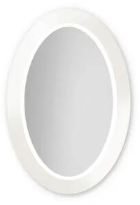 Zrkadlo Balde Oval LED biele 45 x 65 cm