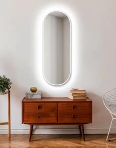 Zrkadlo Zeta SLIM biele LED Ambient 60 x 150 cm