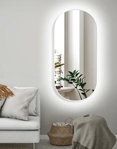 Zrkadlo Zeta SLIM biele LED Ambient 60 x 80 cm